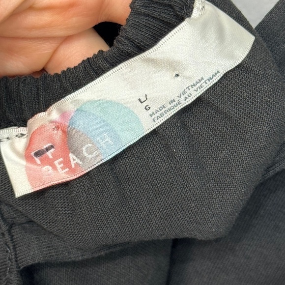 Free People Beach Valley Black Mini Dress Size Large Women - Picture 6 of 10